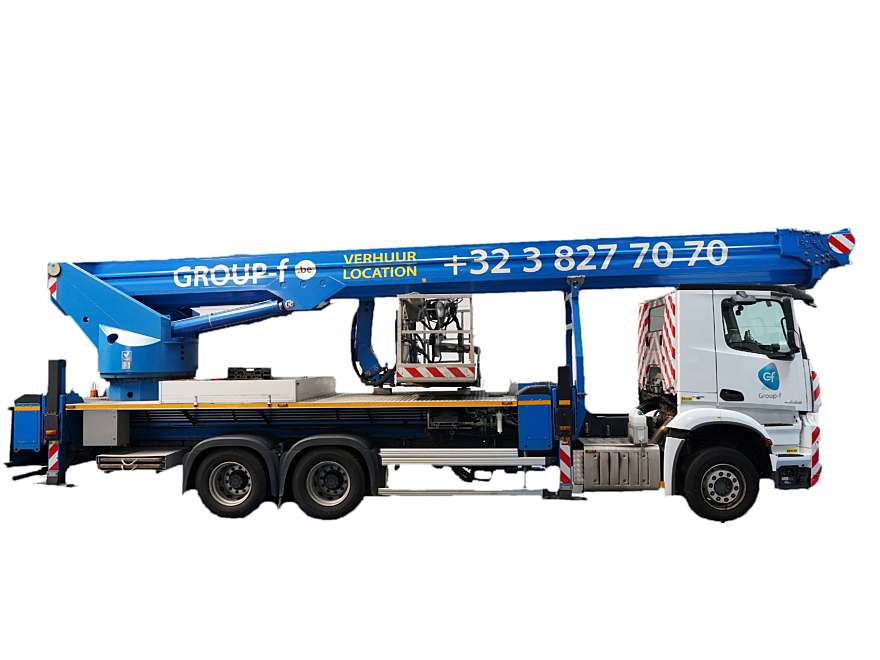 Truck mounted aerial work platform 57m